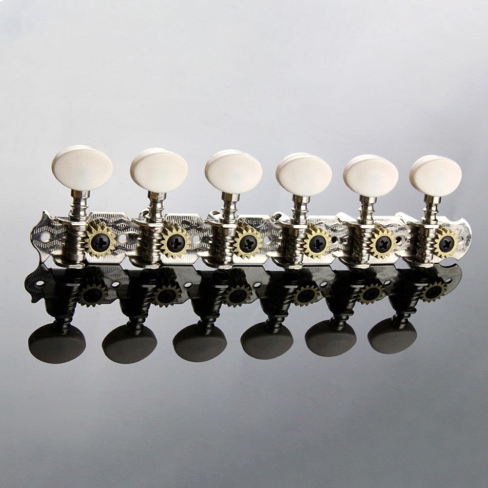 【Bởi】 12 dây đàn guitar giai điệu Tuner Key 6L 6R 6mm Đường kính chỉnh âm Đàn Ghi-ta chốt trong kho