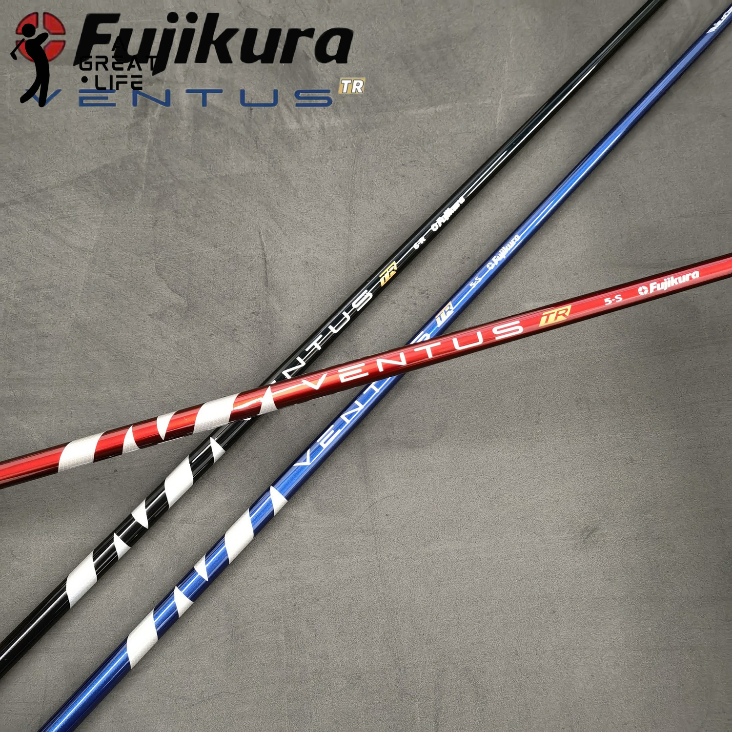 2026 Fujikura Ventus Tr Gậy Đánh Golf Driver Trục Gỗ Trục Golf Trục Màu Xanh/Đỏ/tuýp Đen Trục trục than chì S/R/Sr/X Flex Golf Trục Miễn Phí Lắp Ráp Tay Áo Và Grip