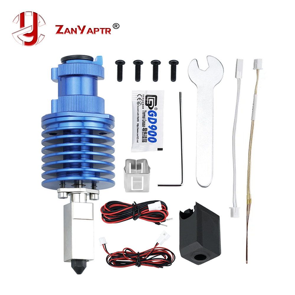 Nâng cấp v6 bộ đầu phun 300 ° c đầu in tốc độ cao cho ender 3/ender 3 pro/voron 2.4 hi-end đùn j-đầu cho ender 3 v2/cr10