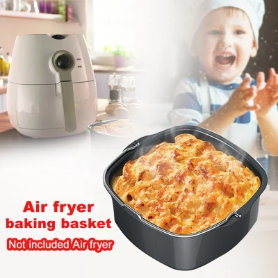Air Fryer Electric Fryer Accessory Non-Stick Baking Dish Roasting Tin Tray For HD9232 HD9233 HD9220 HD9627 HD9621