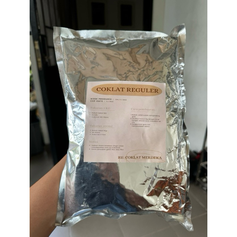 COKLAT REGULER dengan gula 500gr