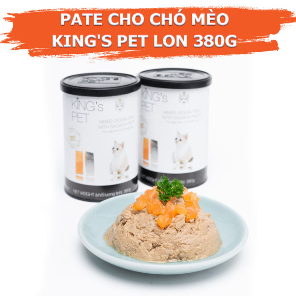 Pate Cho Chó Mèo, Pate Kings Pet Lon 380g