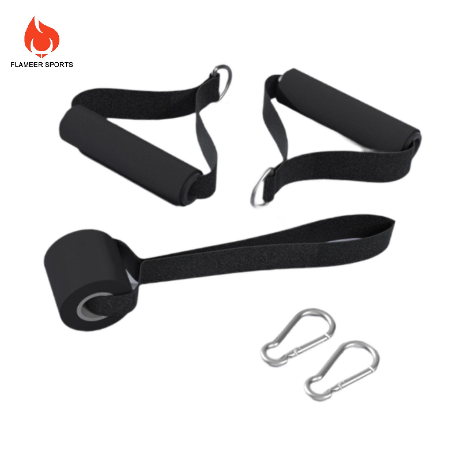 Flameer tập gym xử lý Grips chống trượt cho người lớn thiết bị tập thể dục dây co giãn làm việc ra cho nhà phòng tập thể dục tập thể dục kéo xuống
