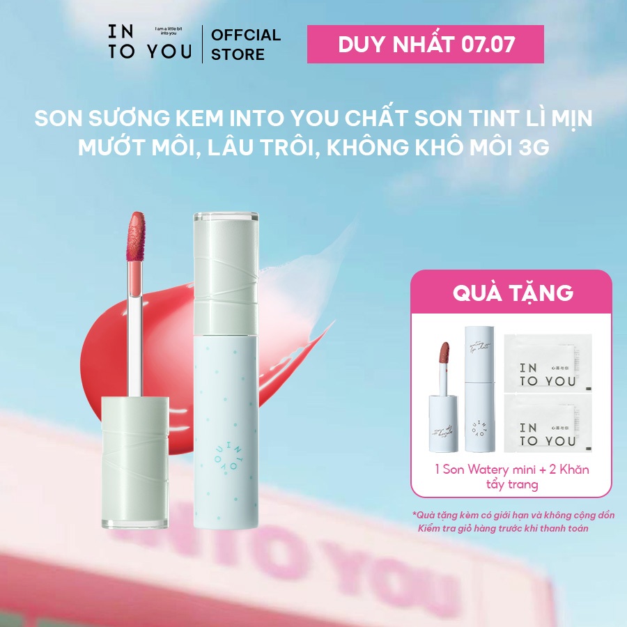 [New] Bộ Sưu Tập Cơn Sốt Mùa Hè - Son Watery INTO YOU tint lì mịn mướt môi, lâu trôi