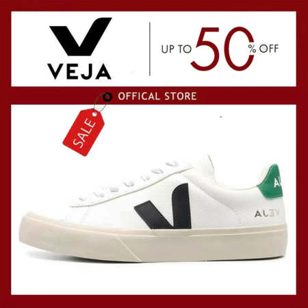 VEJA RECIFE Small White Casual Sneakers for Men and Women