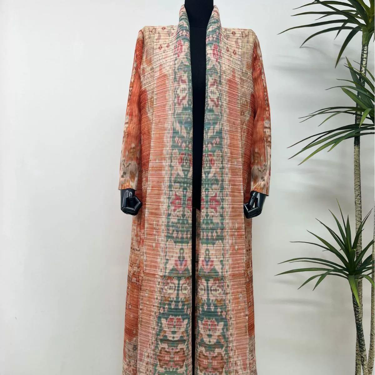 Áo khoác Jacket rộng in nữ mới xếp li