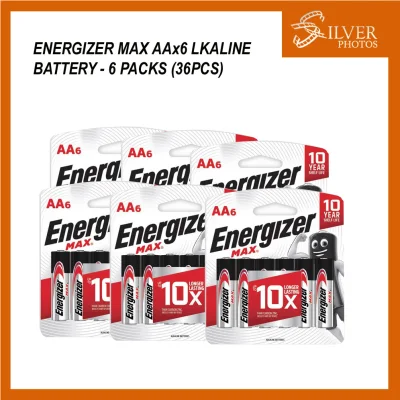 Energizer AA(2A) Max Alkaline Battery - 6 packs (36pcs)