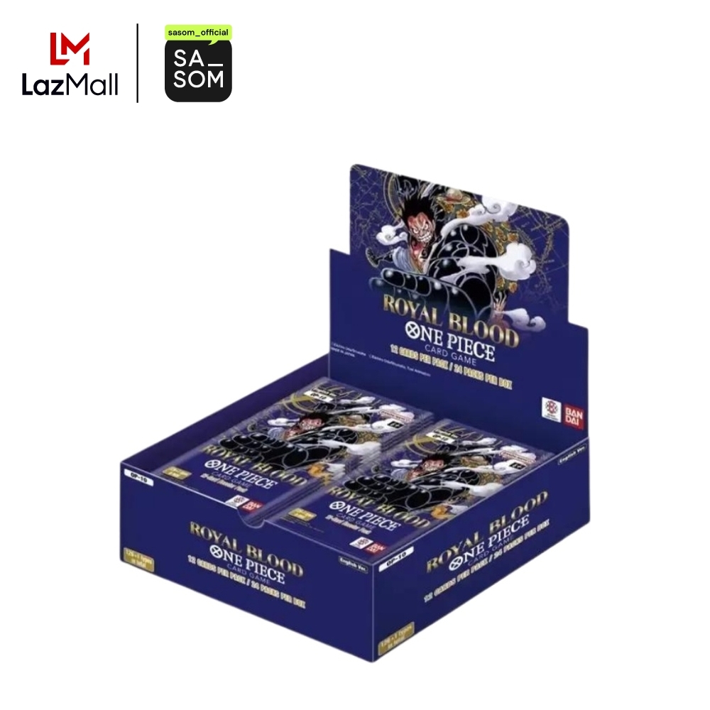 One Piece [OP-10] "Royal Blood" Booster Box (EN) ของแท้ ตรวจสอบโดย SASOM ราคา 13,450 บาท*ส่งฟรี