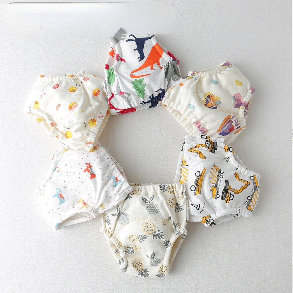 GuangXiYuLin GuangXiYuLin 20pcs/lot Cotton Waterproof Reusable Infant Shorts Underwear Girl Nappies Panties Baby Cloth Diapers potty Training Pants ราคา  36,391 บาท*ส่งฟรี