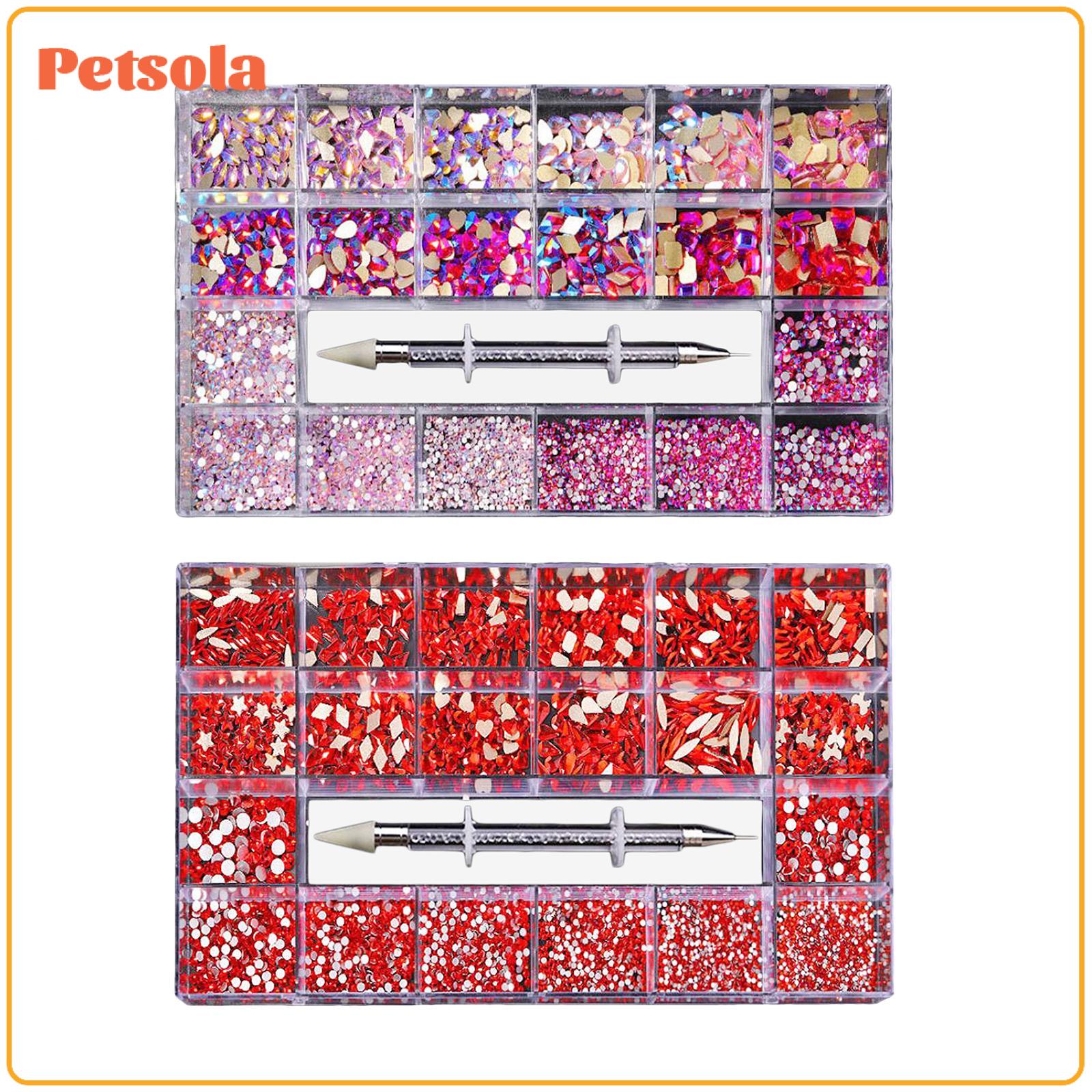 19200pcs Rhinestones Diamond Crystal AB Gems for DIY Craft Nail Art ราคา 1,173 บาท*ส่งฟรี