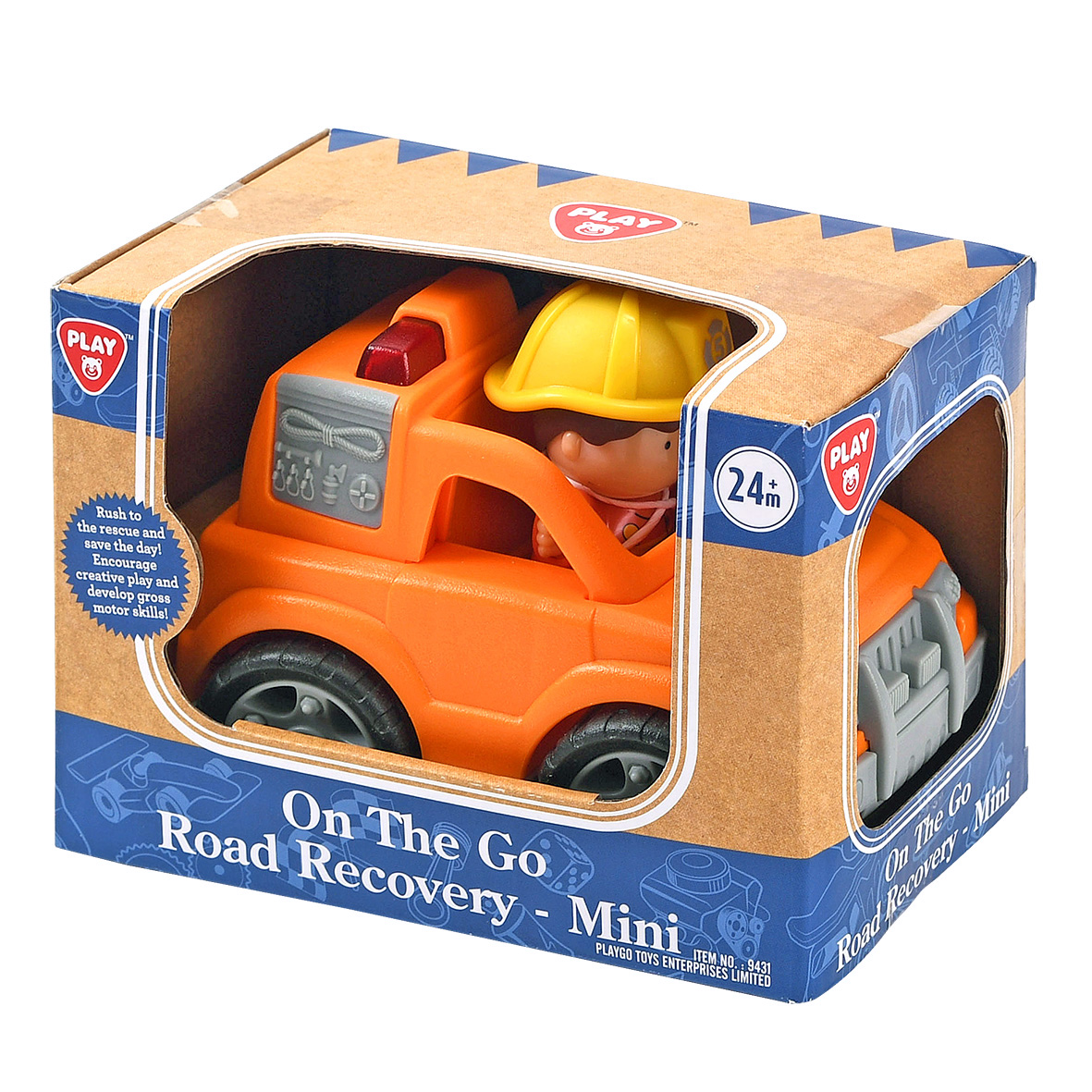 ของเล่นเสริมพัฒนาการ ของเล่นทดลองวิทยาศาสตร์ Playgo toys รถพิทักษ์ท้องถนน(9431)