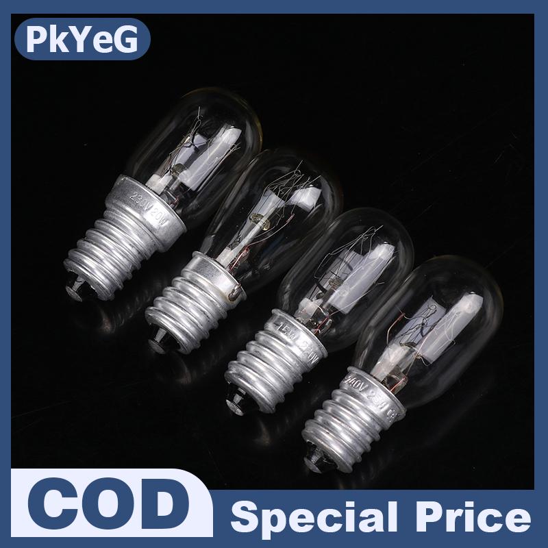 PkYeG 5 cái E14 Muối Đèn quả cầu Bóng đèn 10 15 20 25W 220V-230V bóng đèn tủ lạnh lò ánh sáng bóng đèn thay thế