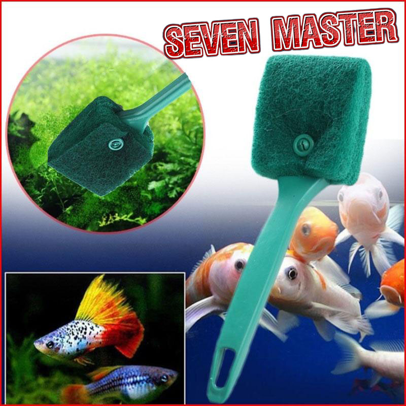 Seven Master Phụ Kiện Dụng Cụ Cạo Tảo Tay Cầm Bằng Nhựa Bàn Chải Làm Sạch