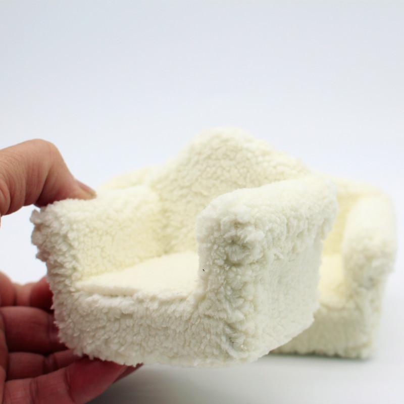 【Youer】 Dễ thương Dollhouse Đồ chơi mô phỏng sang trọng sofa với gối Thu nhỏ đồ nội thất mô hình chơi nhà đồ chơi trang trí tự làm Phụ kiện trẻ em Quà tặng