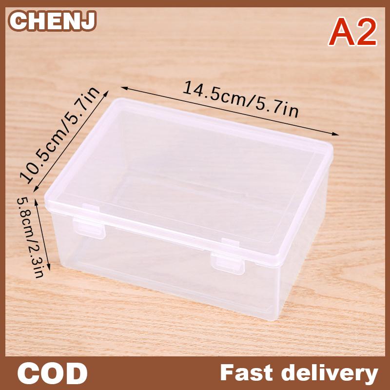 CHENJ Hộp đựng đồ bằng nhựa trong suốt in hình Hộp đựng đồ hộp phân loại đựng đồ để bàn văn phòng phẩm