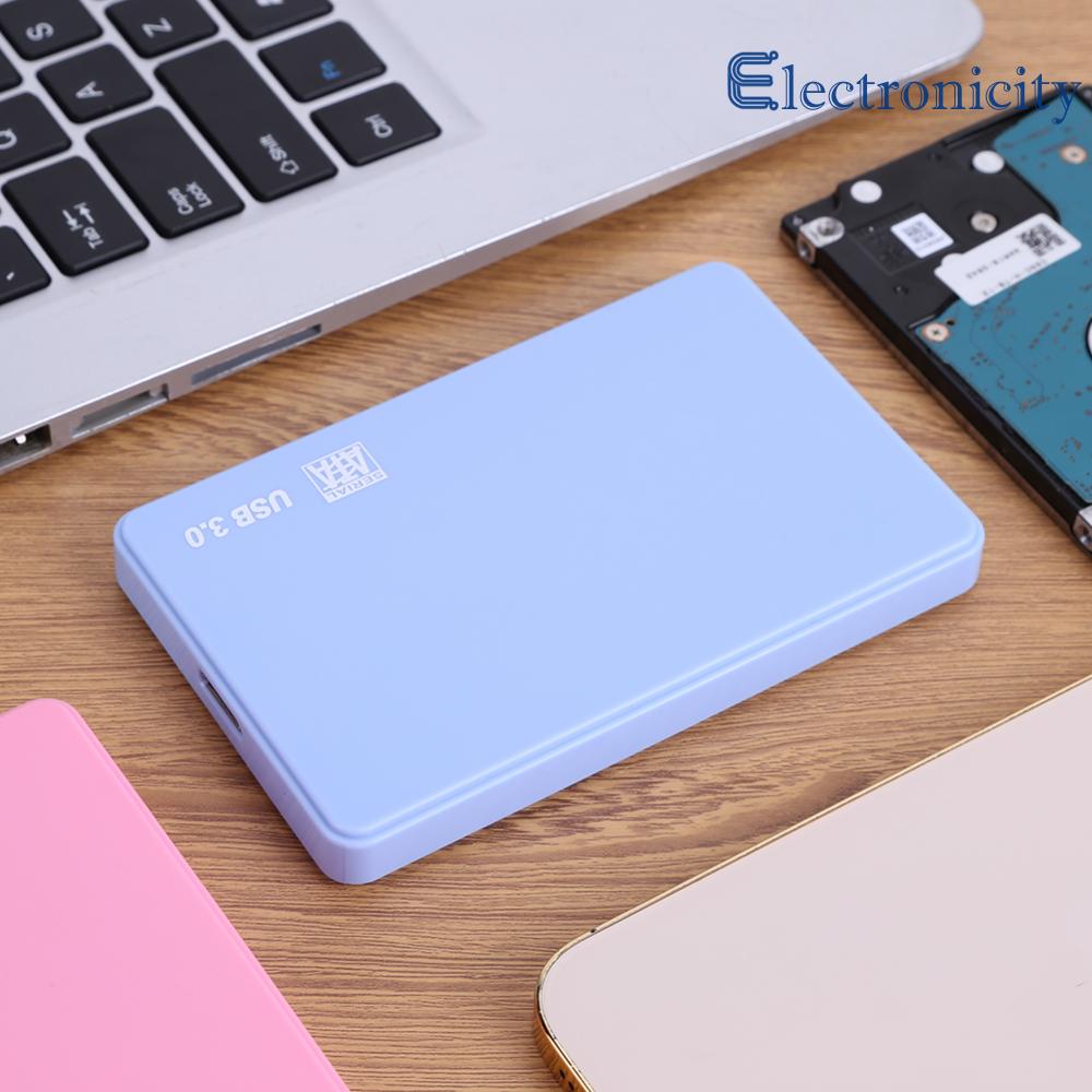 SATA để USB3.0 Vỏ đựng ổ cứng tương thích với XP/win7/win8/Win10 2.5in xách tay Vỏ ổ HDD tốc độ cao công cụ miễn phí cho SSD lưu trữ bên ngoài