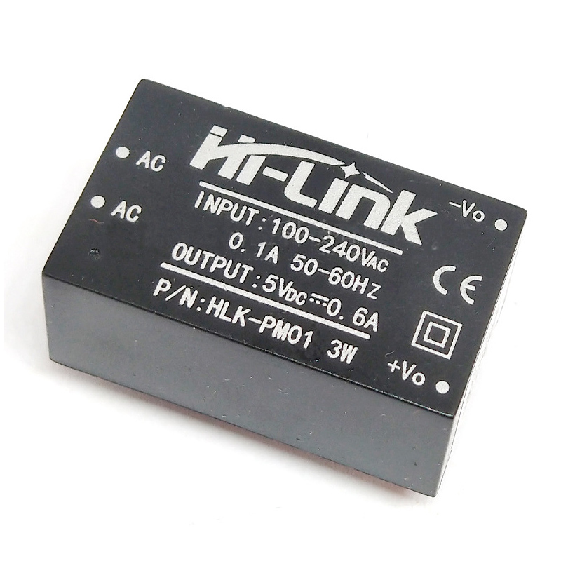 Hlk-pm01 ac-dc 220v để 5v mini mô-đun nguồn thông minh hộ gia đình chuyển đổi bộ cấp nguồn mô-đun nguồn