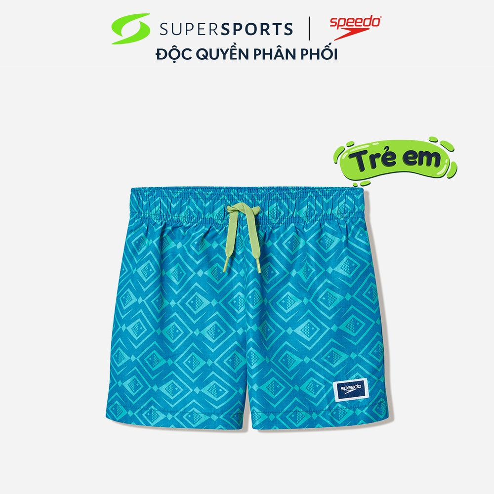 Quần Bơi Bé Trai Speedo Print 13 Inch - Xanh Dương - 8-A000176005