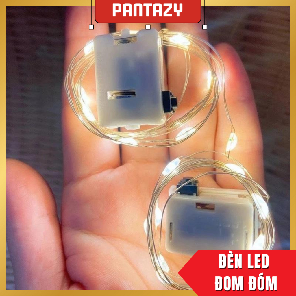 Đèn Led đom đóm nút bấm dài 1 mét - trang trí mô hình , nhà cửa