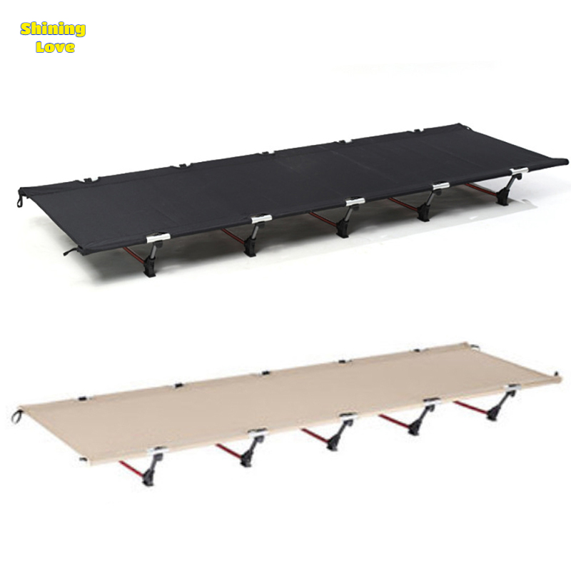 ShiningLove Ultralight Folding Camping Backpacking Cot Bearing 330lbs Portable Heavy Duty Foldable Camp Bed For Travel Office Nap Hiking