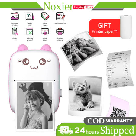 NOXIER Mini Bluetooth Thermal Printer with Free Paper