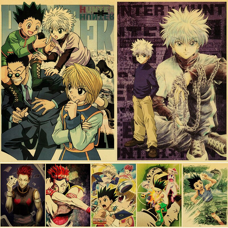 Hunter X Hunter - 10th Anniversary Wall Poster with Magnetic Frame, 22.375  x 34 