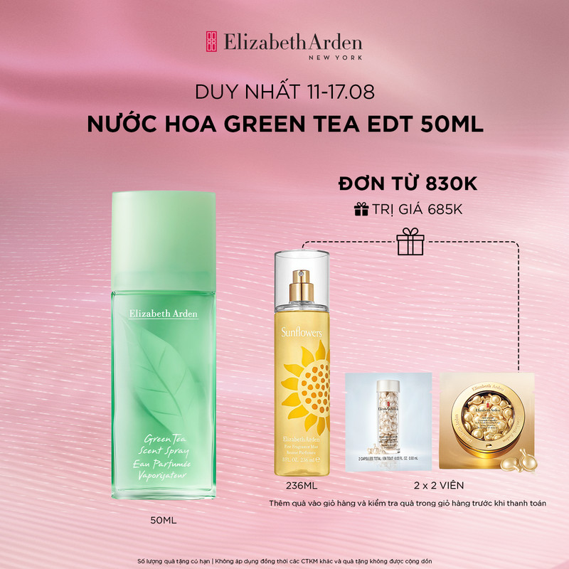 Nước hoa nữ elizabeth arden green tea edt 50ml