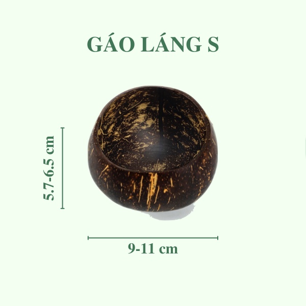 Chén gáo dừa nhỏ - Bát gáo dừa mini | Tre Việt