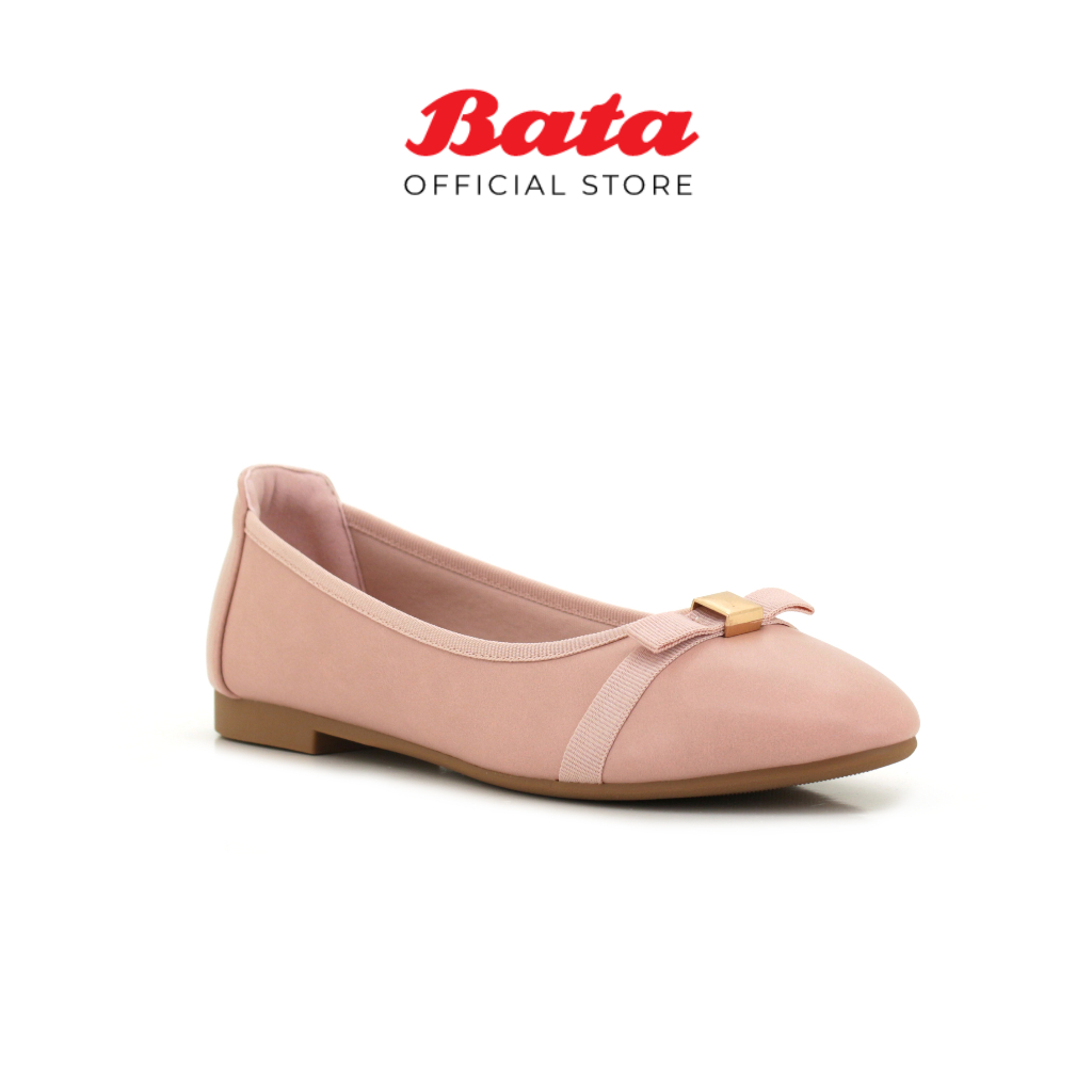 BATA Tesa Women Pink/ Black Ballerina 5315074/5316074 Kasut Ballerina Perempuan