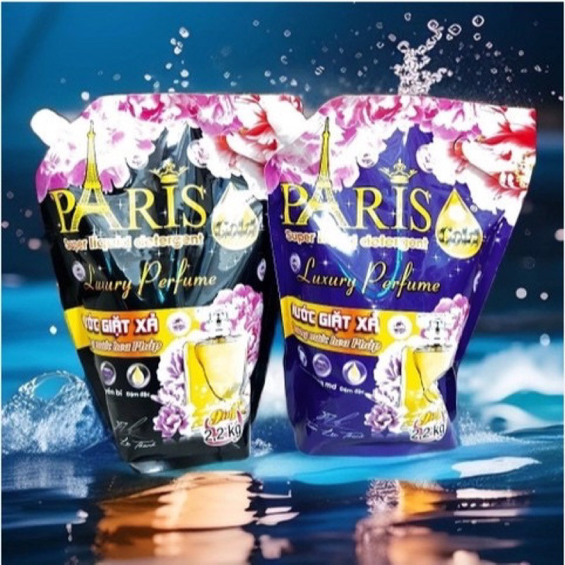 [COMBO 2 TÚI] [VỪA MỞ BÁN] COMBO 2 TÚI Nước Giặt Pari hương nước hoa loại túi 2,2L