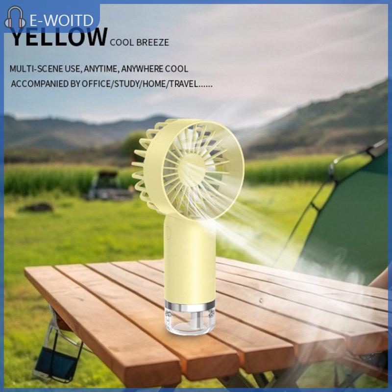 【E-WOITD】 พัดลมสเปรย์มือถือขนาดเล็กชาร์จเร็วด้วยน้ำเพิ่มความชื้นในน้ำแบบพกพา ราคา 124 บาท*ส่งฟรี