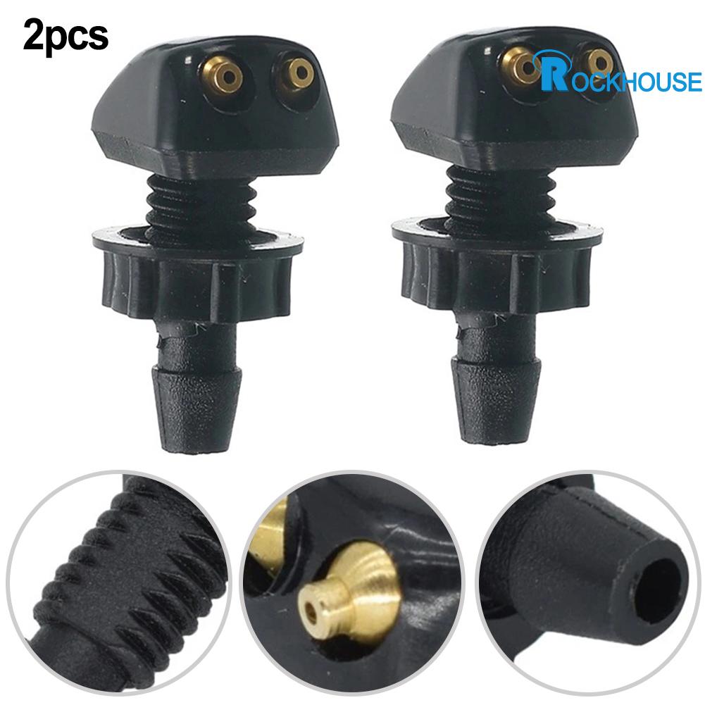 【Rockhouse】 Car Windshield Washer Nozzles 2Pcs Adjustable Sprayers for Quick Cleaning [New Products] ราคา 33 บาท*ส่งฟรี