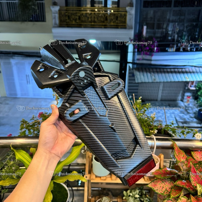 Dè sau Exciter 150 MX King Malay mẫu carbon kèm phản quang