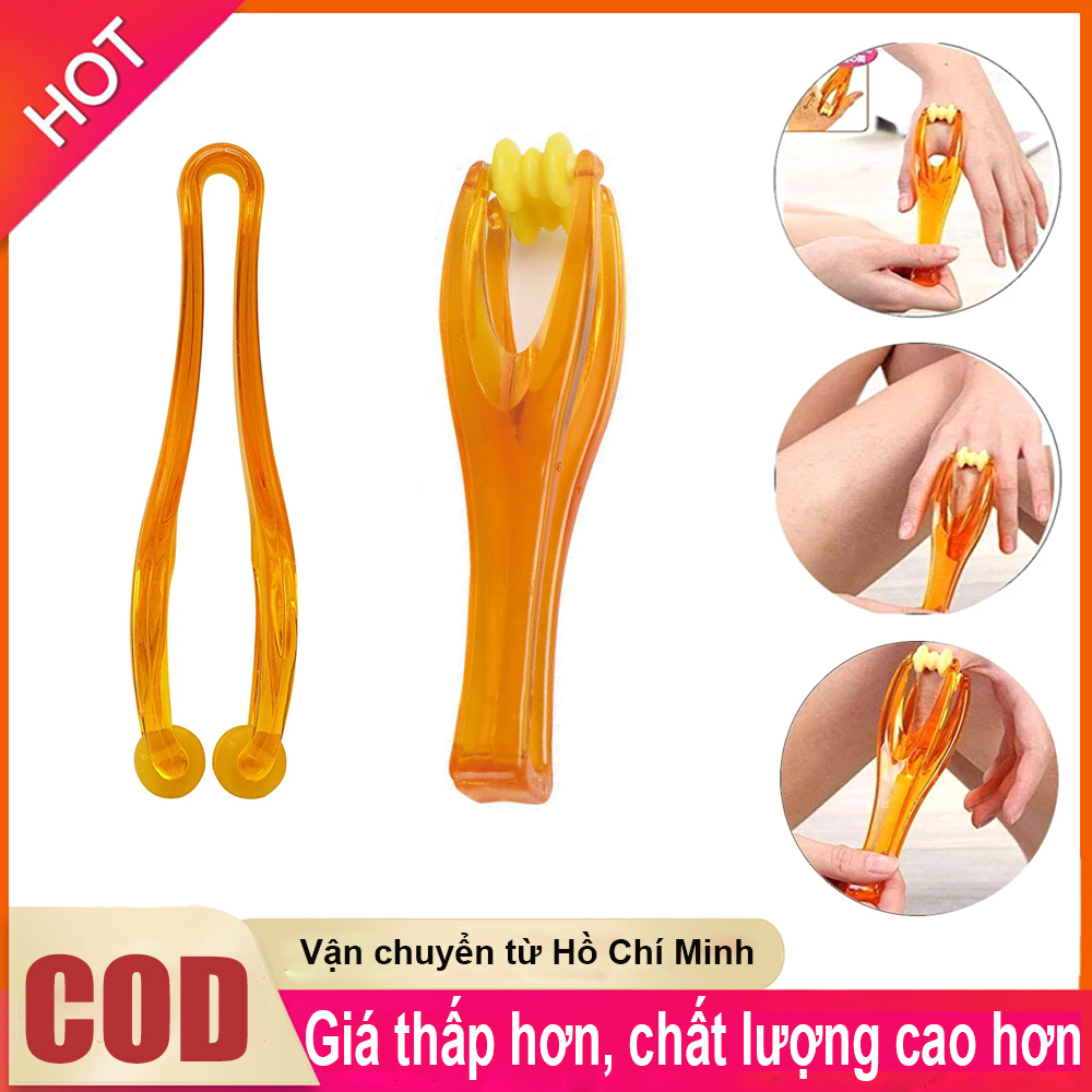 2 Con Lăn Đàn Hồi Cây Massage Khớp Ngón Tay Dụng cụ con lăn mát xa ngón tay tiện lợi