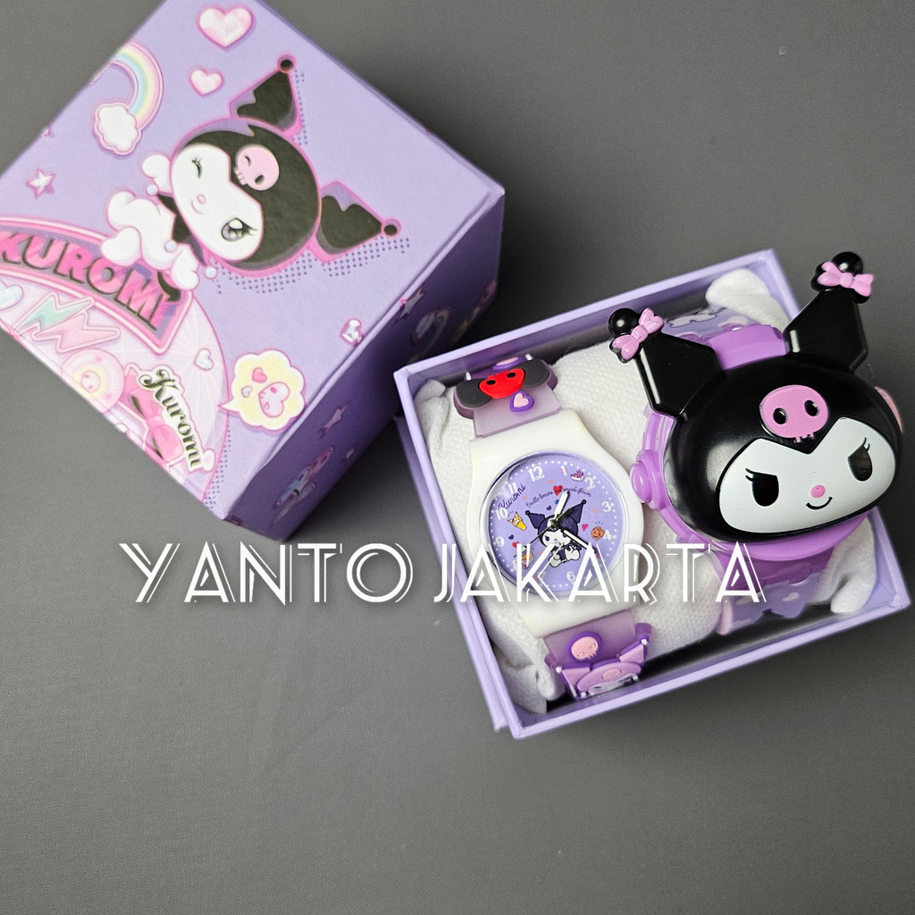 KADO - Jam tangan anak perempuan kuromi melody cinnamoroll