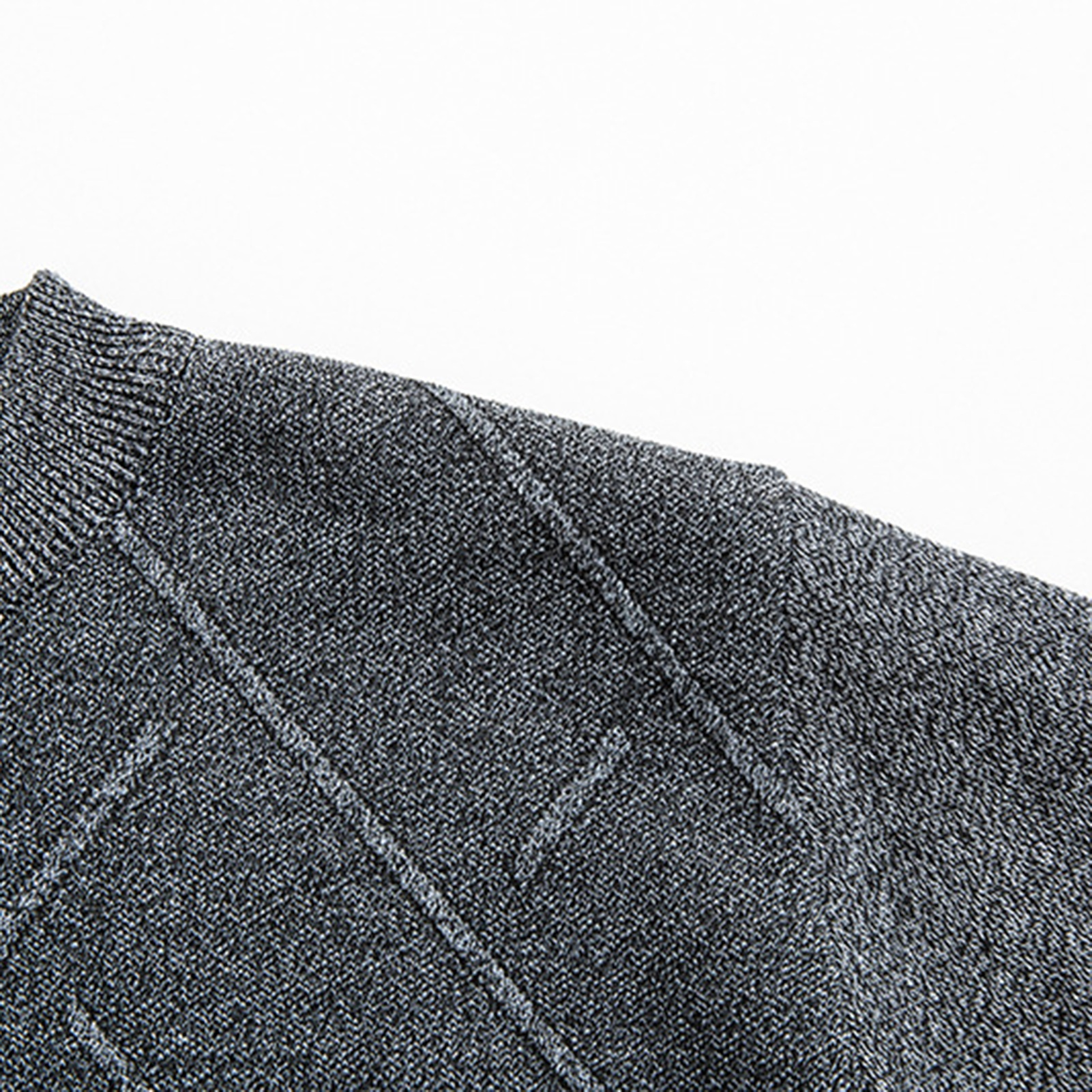 Maglione girocollo da uomo in tinta unita maglione per inverno casual pullover di media lunghezza meno di819_voghion.com