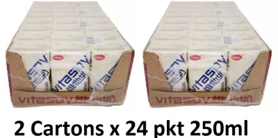 Vitasoy Original Soy Milk 2 Cartons x 24 Packets (250ml) (Free Delivery)