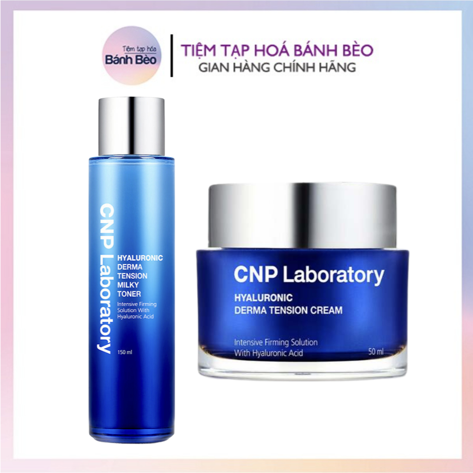 Toner Dạng Sữa Căng Mọng CNP LABORATORY Hyaluronic Derma Tension Milky Toner/Cream 150ml/50ml/31ml