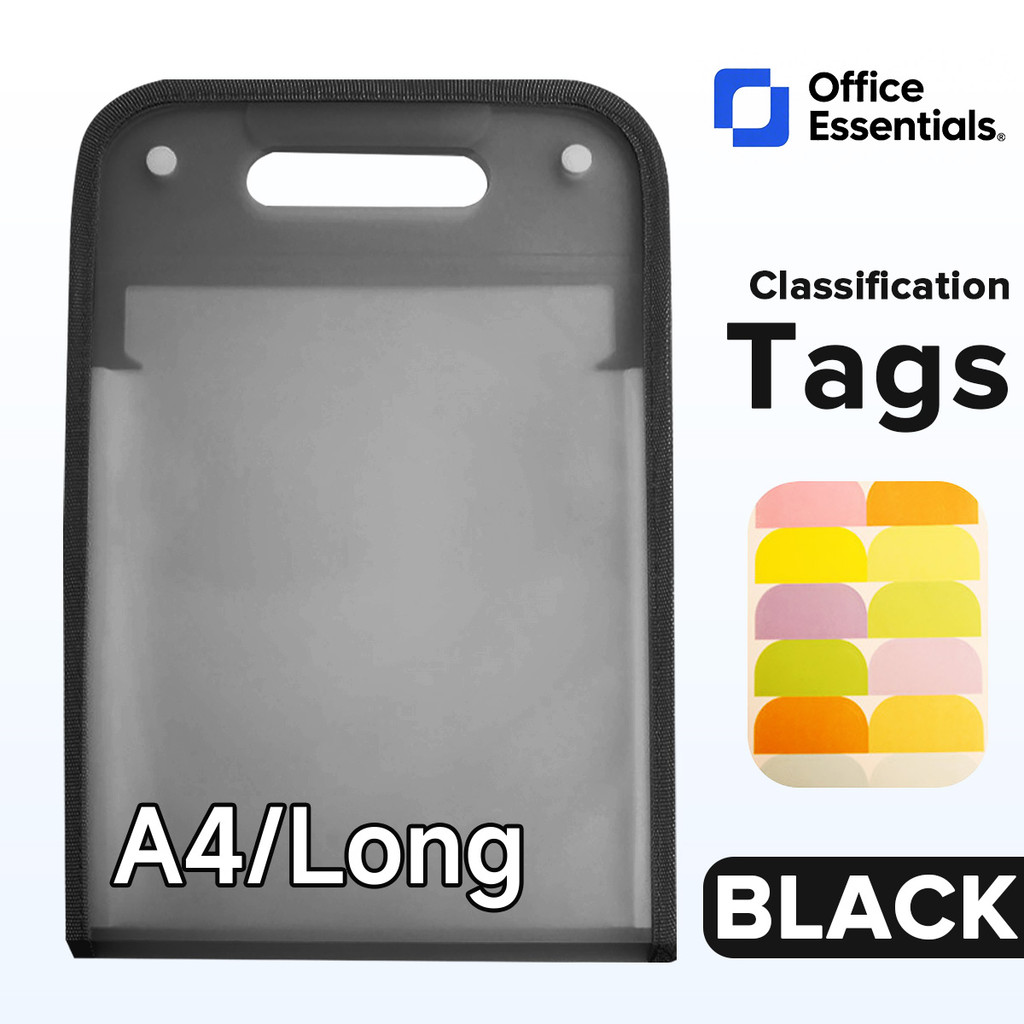 【New】13-Layer Handle Folder Long File Organizer Expanding A4 File Folder Portable Folder Bag