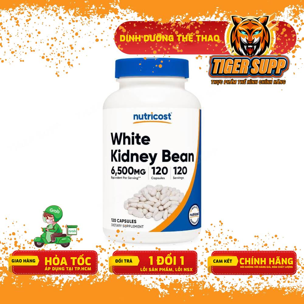 Nutricost White Kidney Bean Extract 6500mg - Giải Pháp Cho Người Ăn Kiêng (120 VIên)
