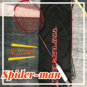 Victor Spiderman Co-Branded Ultra-Light Badminton Racket 4UG5