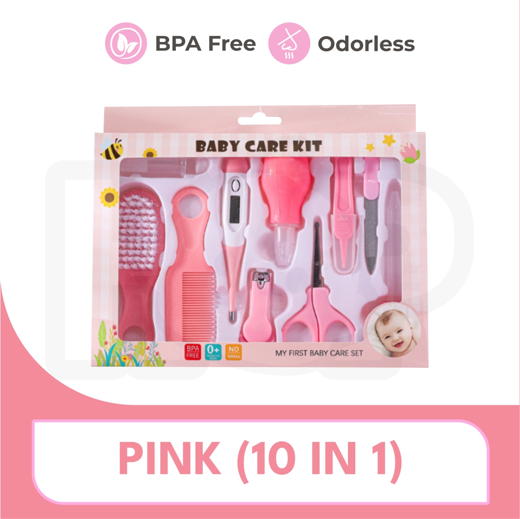 10 in 1 Baby Care Kit Set Baby Grooming Set Nasal Aspirator Baby Nail Trimmer Baby Newborn Baby Care Set Nail Clipper