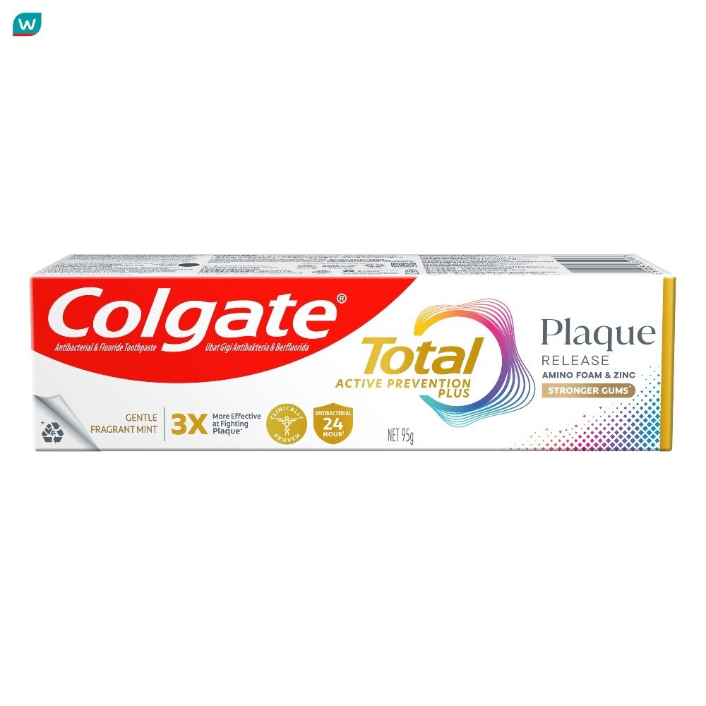 Colgate Toothpaste Total Plaque Release Gentle Fragrant Mint 95 G.