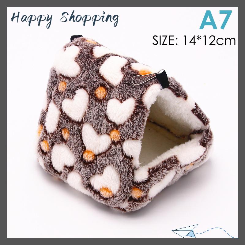 [THS Store] COD Hamster ấm giường mềm và nhà động vật gặm nhấm lồng chuột bông guinea lợn phụ kiện - 7