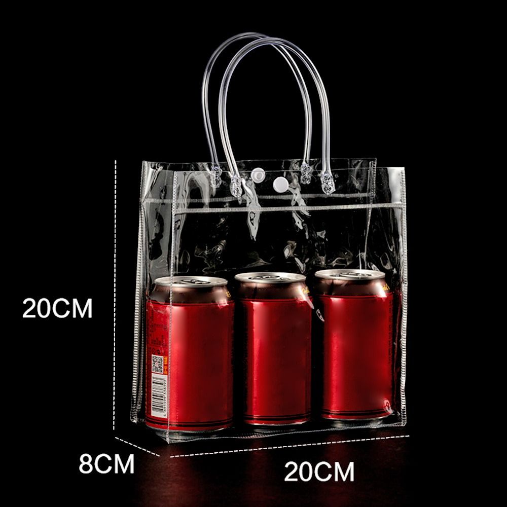 JEE Sức chứa lớn Túi xách PVC Đa năng Trong suốt Quà tặng Túi thạch Bền Nhựa Túi Quà Tặng Quà Tặng - 4