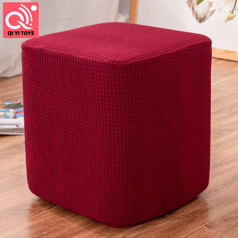 Waffle hoa văn kẻ sọc vuông đàn hồi lớp bọc Ghế đẩu không thấm nước cột vuông phân Tấm Bọc ghế