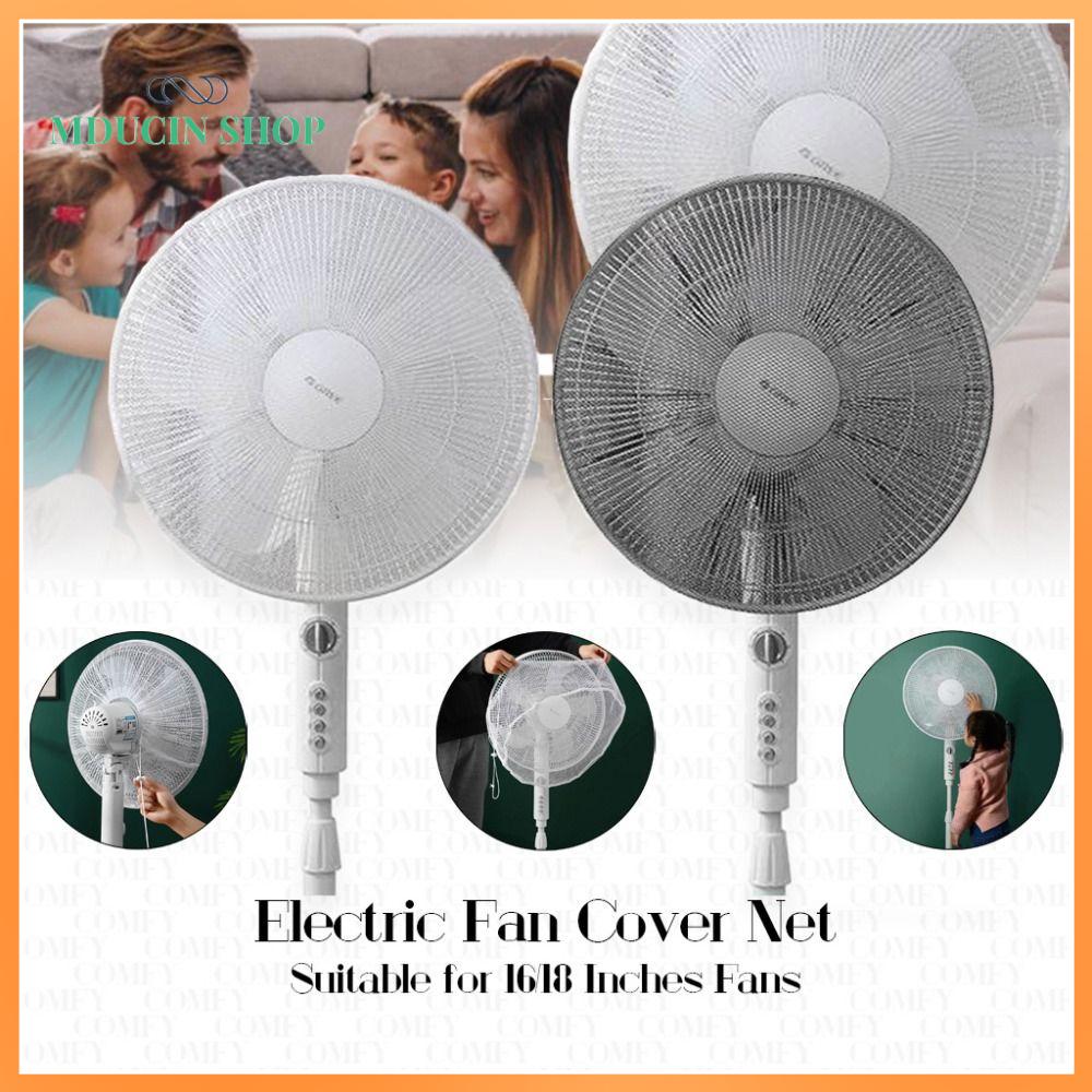 MDUCIN SHOP Phổ thông 16/18 inch Vỏ bảo vệ quạt Lưới điện chống véo cho trẻ em Quạt tròn Vỏ quạt điện Bền Bảo vệ ngón tay trẻ em Vỏ chống bụi cho quạt