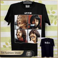 Classic American Streetwear with The Beatles Let It Be T-Shirt for Men