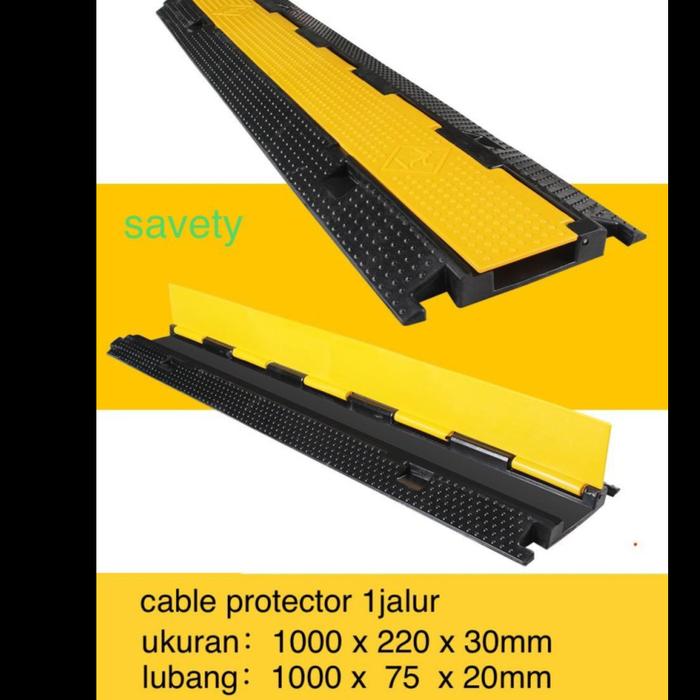 CABLE RAMP PROTECTOR PELINDUNG KABEL 1 JALUR 1 LINE INDOOR OUTDOOR Harga  209,000 Ringgit*Penghantaran Percuma