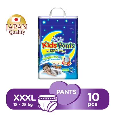 MamyPoko Kids Night Pants Boy Diapers XXXL 10pcs (18-35kg)
